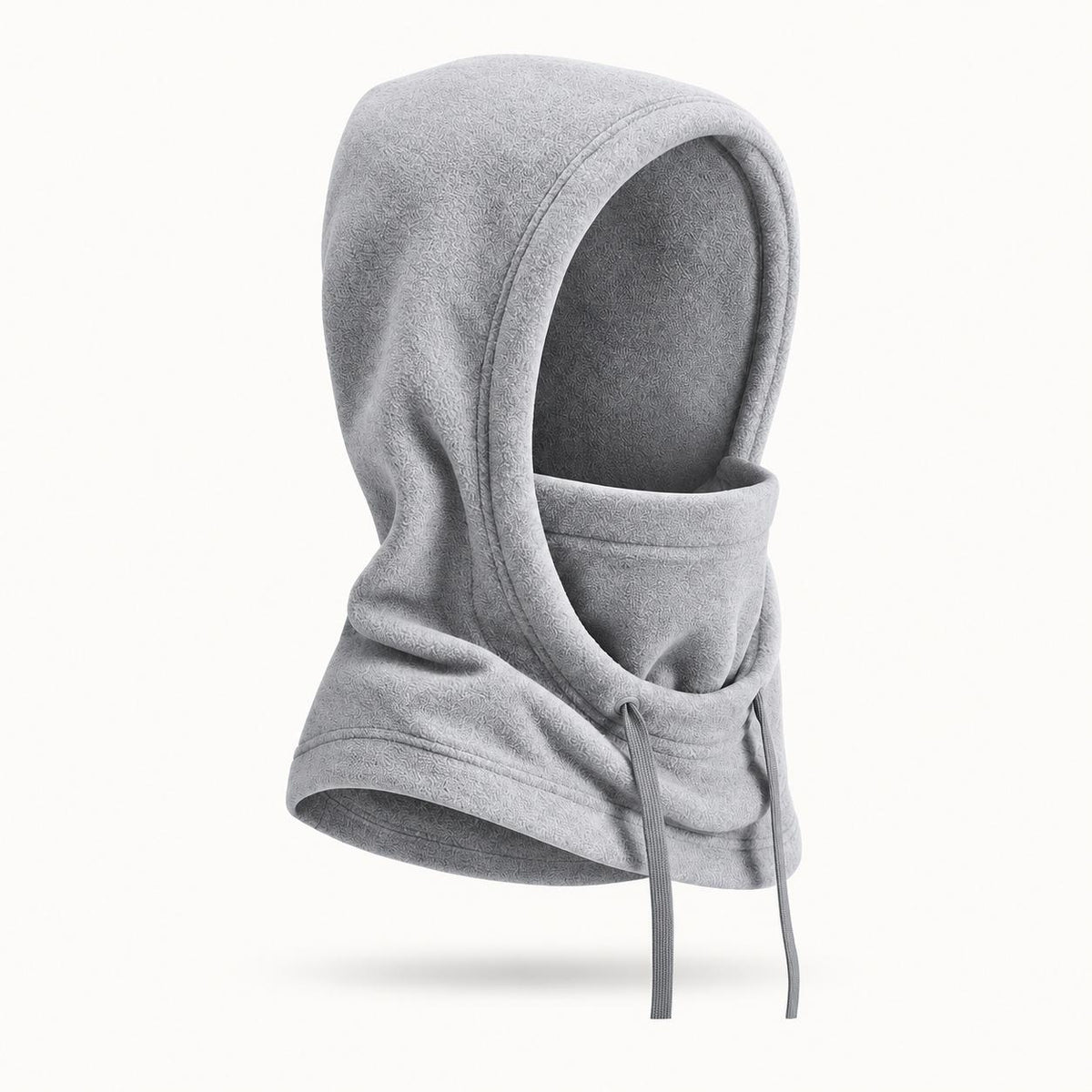 Cagoule polaire hiver Gris clair