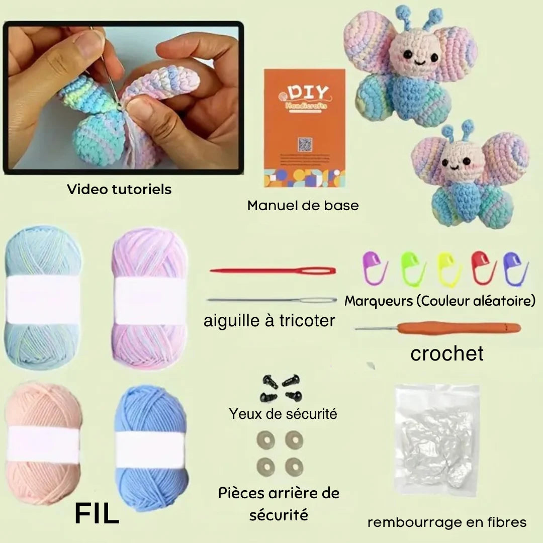 Kit de Papillon en Crochet (2)