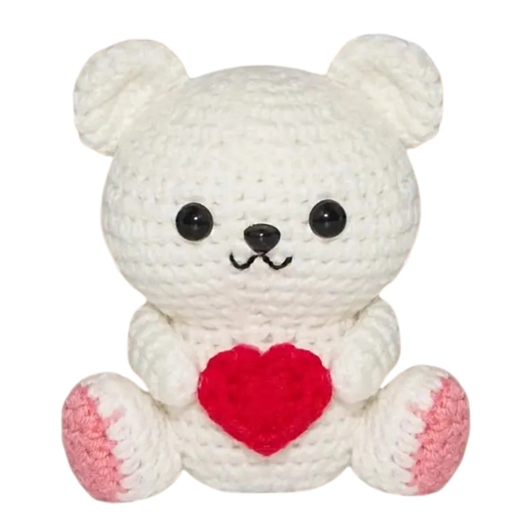 Kit Ourson d&rsquo;Amour en Crochet (1)